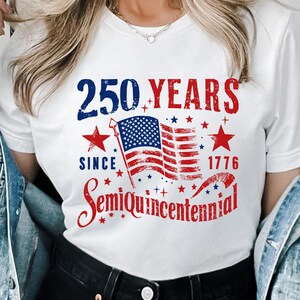 250th Anniversary Shirt, US 250 Years Vintage Independence Day Tee Patriotic 4th July