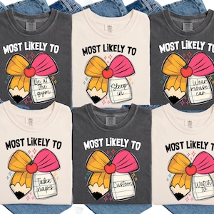 Comfort Colors© Last Day of School Shirt for Teachers, Teacher Summer T-Shirt, Teacher Team Shirt Gift,Most Likely Teacher End of School Tee