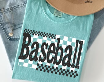 Comfort Colors© Baseball Mom Custom Shirt, Gameday Baseball Mama T-Shirt, Baseball Lover Gift, Baseball Season Tee