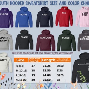 Retro Disney Princess Characters Hoodie, Disneyland Princess Hoodie, Disney Girly Trip Hoodie, Disneyworld Watercolor Princess Gift image 16