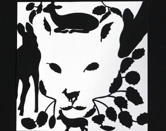 Apex cut paper art