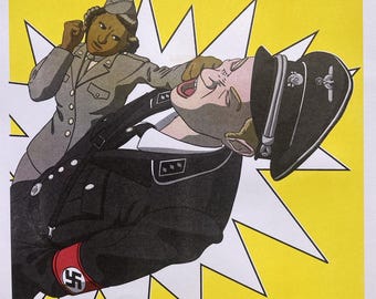 PUNCH NAZIS poster
