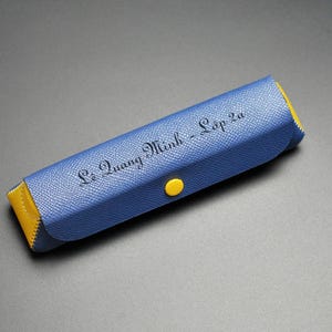 Handmade Personalized Leather Pen Case, Pen Case Holder, Pen Pouch Bag, Leather Pencil Case, Fountain Pen Holder, Leather Pen Holder