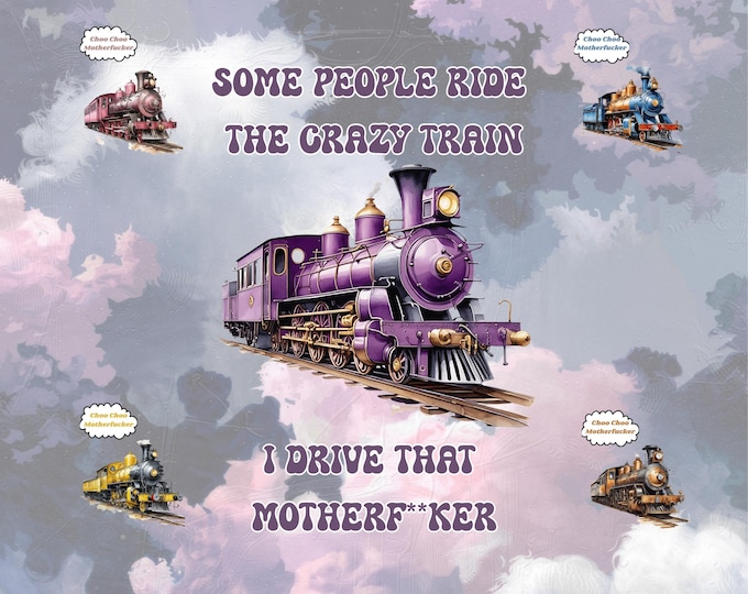 Featured listing image: Some People Drive the Crazy Train 20oz Stainless Steel Tumbler