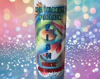 FISH 20oz or 30oz Stainless Steel Tumbler