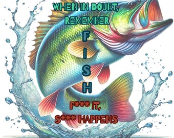 FISH 20oz or 30oz Stainless Steel Tumbler