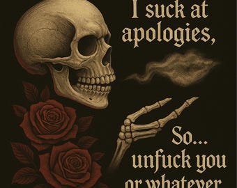 I suck at apologies 20oz Stainless Steel Tumbler