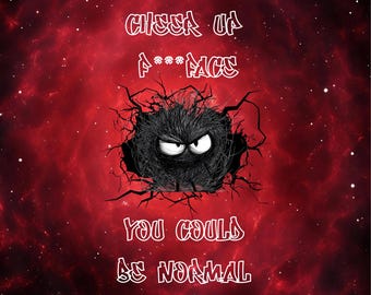 Cheer up F***face 20oz Stainless Steel Tumbler