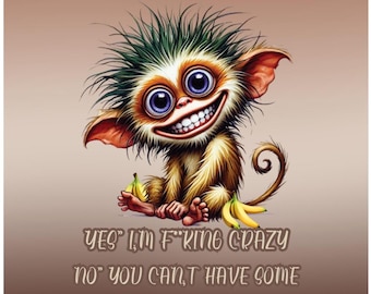 Yes I'm F***ing Crazy 30oz Stainless Steel Tumbler