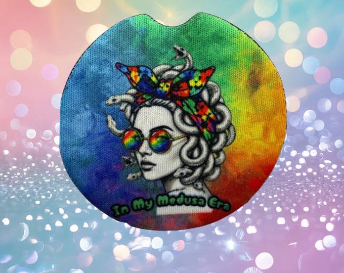 Featured listing image: Humorous Car Coaster 2pk Multiple Designs to choose From