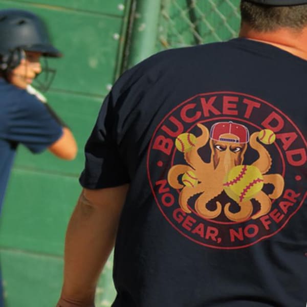 BUCKET DAD - SOFTBALL T-Shirt