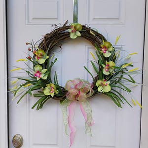 Green Orchid Wreath