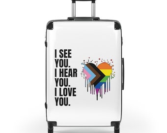Ich sehe dich. Pride Love LGBTQIA2S+ Koffer
