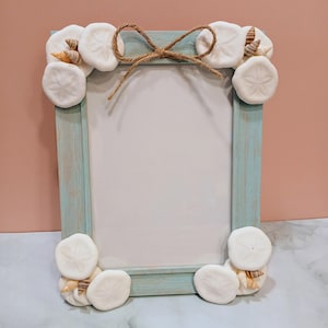 Sand Dollar Beach Seashell Picture Frame