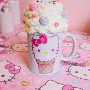 Fake Ice Cream Hello Kitty Mug
