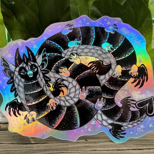 LIMITED EDITION Vinyl Sticker - Long Furby - Holographic
