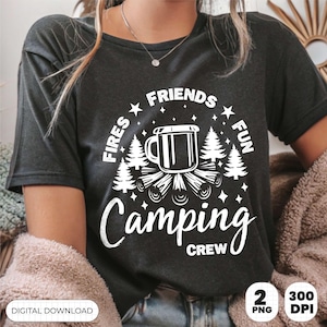 Fires Friends Fun Camping Crew Png, Summer Camp, Campfire Vacation, Sunshine, Hiking, Yellow Shine, Camping, Friends Trip, Outdoor Adventure