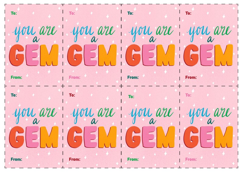 Classroom Valentine Printable Candy Valentine Card Kids - Etsy
