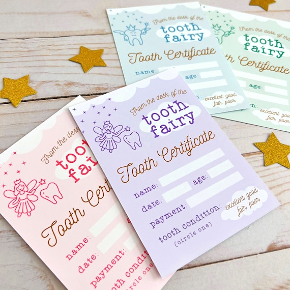 Personalized Tooth Fairy Letter Printable Tooth Fairy - Etsy