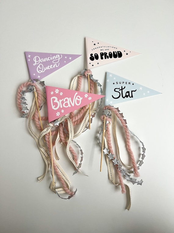 Dance Recital Gifts for Girls, Recital Bouquet, Sports Pennant