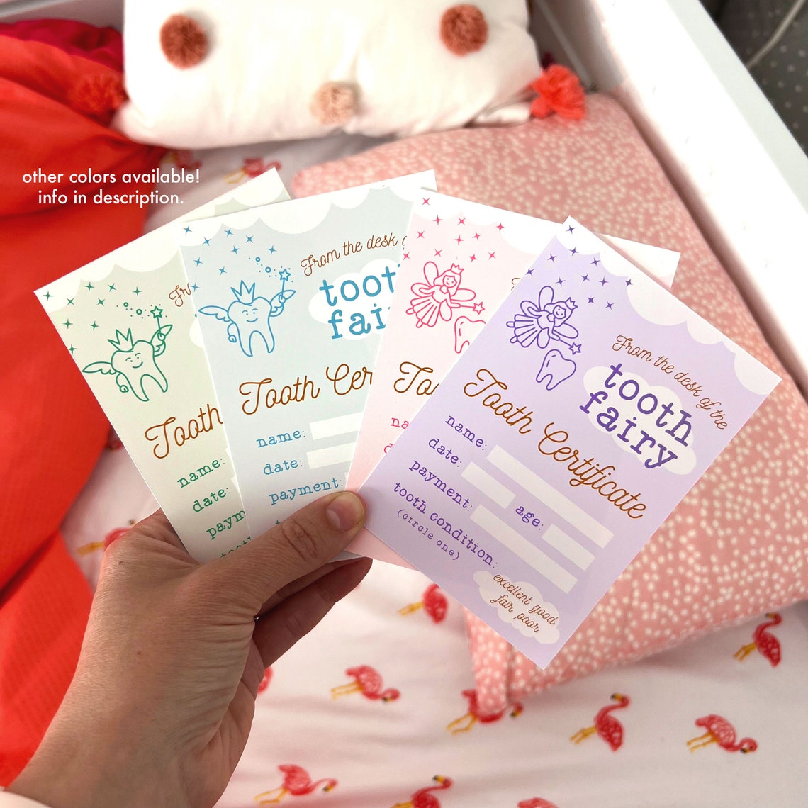 Personalized Tooth Fairy Letter Printable Tooth Fairy - Etsy