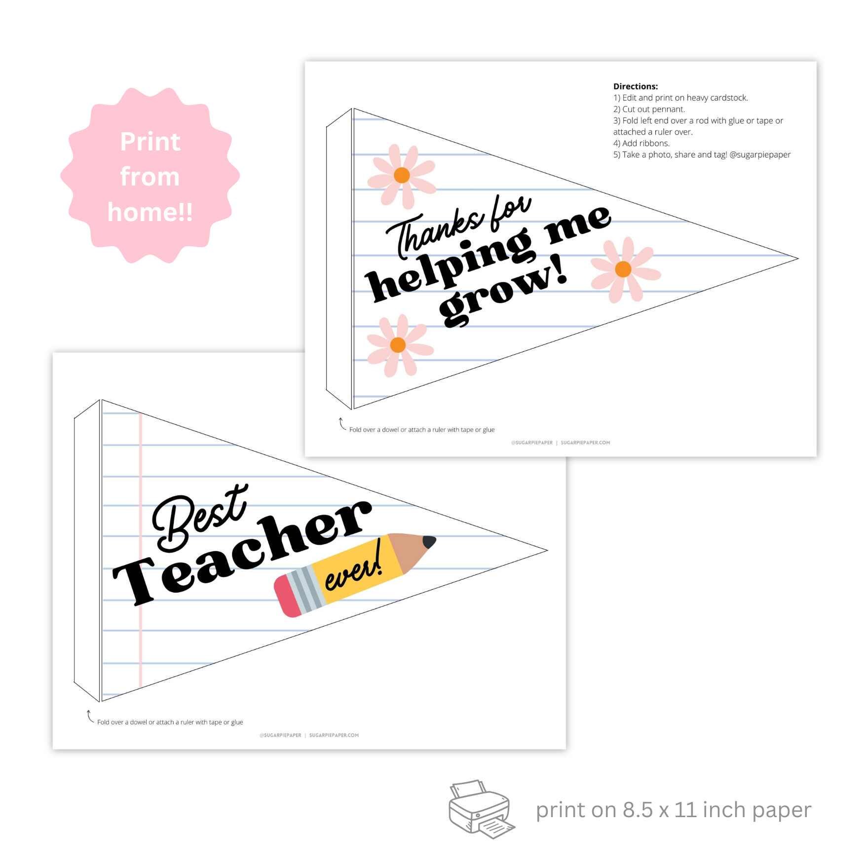 Teacher Appreciation Gift, Last Day of School Gifts, Thank You Teachers ...