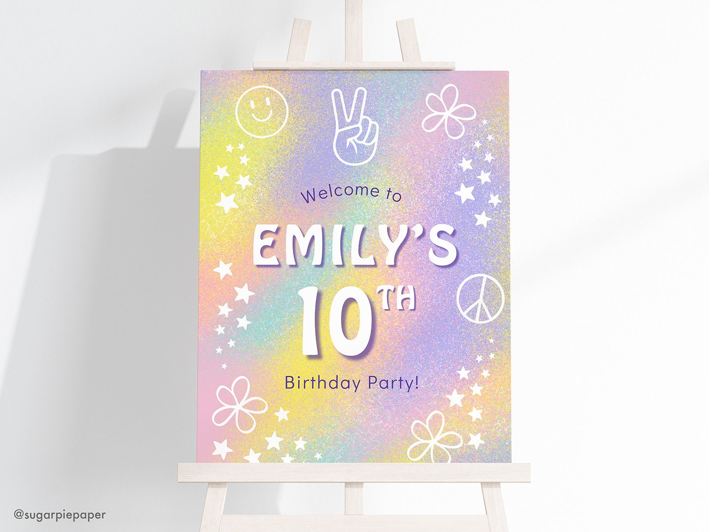 Peace Out Single Digits Party Decor, Welcome Party Sign Template, Tween Birthday  Party, Peace Out Single Digits Im 10, Girl Birthday Banner - Etsy, image size:1440x1080