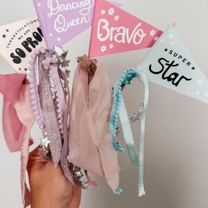 Dance Recital Gifts for Girls, Recital Bouquet, Sports Pennant Banner, Music Recital Gifts, Pennant Flag Graduation, Recital Gifts for Kids image 3