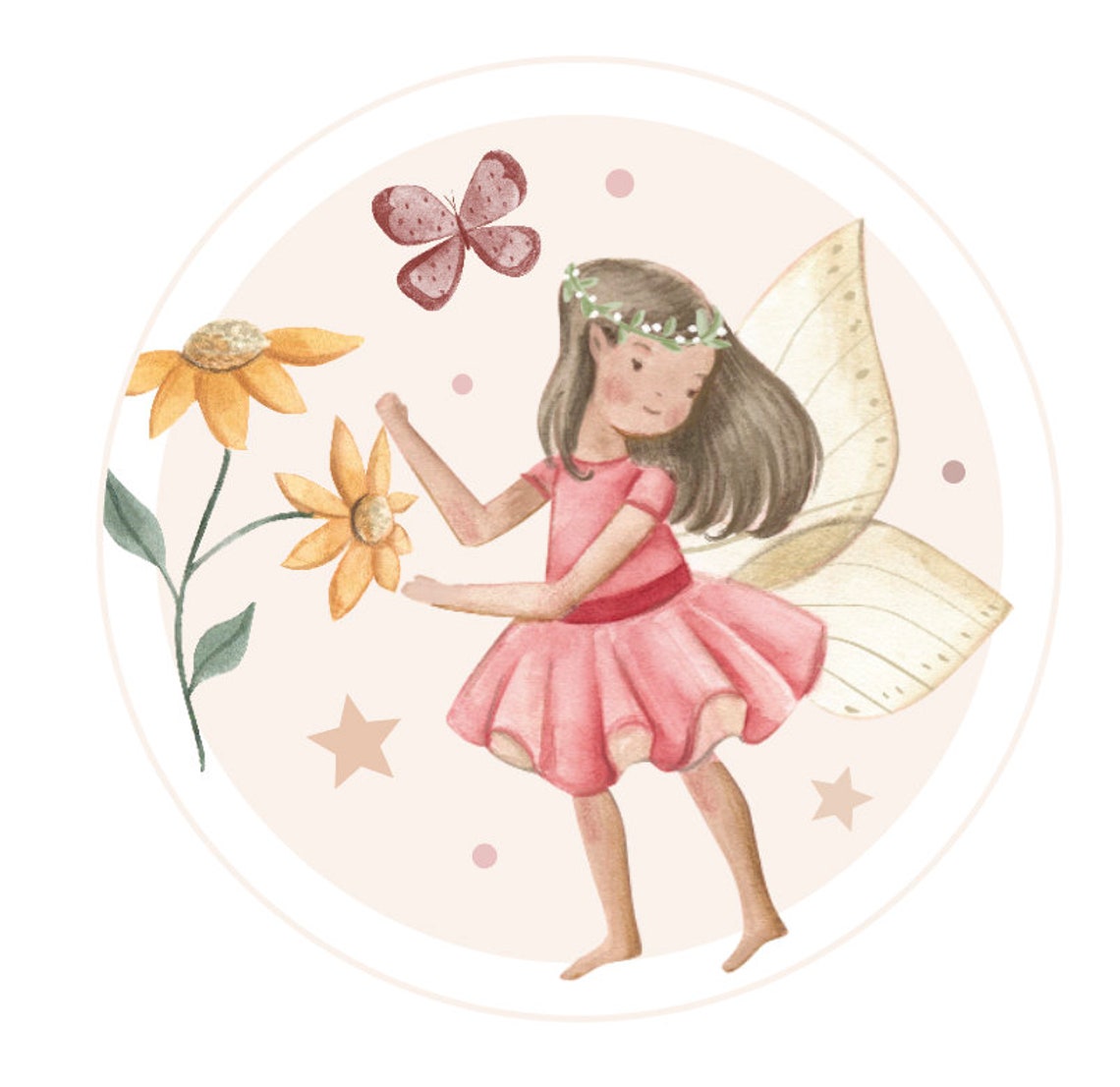 Fairy Cupcake Toppers Fairy Birthday Party Fairy Garden - Etsy