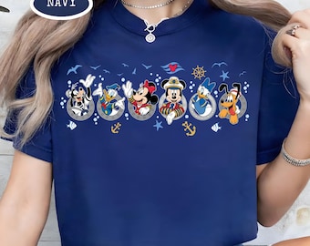 Camiseta Comfort Colors® Disney Cruise Squad, Camiseta de crucero de Mickey y sus amigos, Camiseta de viaje en crucero Disney, Camiseta de verano Disney, Camiseta de vacaciones Disney