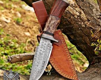 Damascus staal Vikingmes, op maat gemaakt handgesmeed Vikingmes voor valentijnscadeau, stalen opvouwbaar fixeermes survivalgereedschap voor camper, mes.