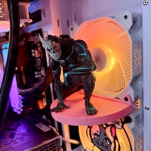 Figure Shelf For PC Fan Rounded - 120mm / 140mm