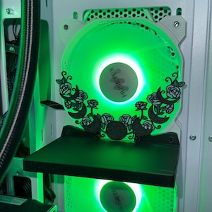 Moon Flower - Figure Shelf For PC Fan - 120mm / 140mm