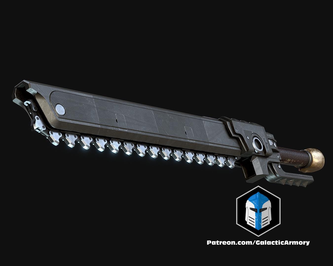 Space Marine Chainsword - Static & Motorized Versions