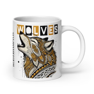 Weiße, glänzende Tasse