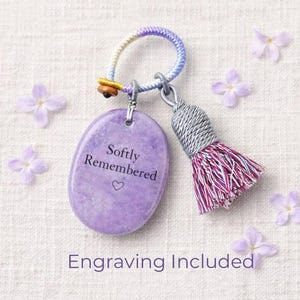 Cat Lover Keychain, Personalized Pet Keepsake, Soft Engraved Memory Gift