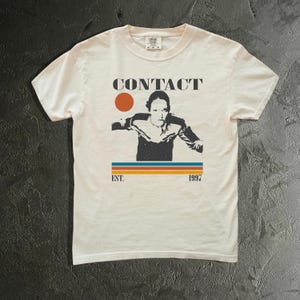 Contact Movie Shirt, Film Shirt, Comfort Colors Shirt, Contact T-Shirt, Vintage Movie Shirt, Retro Shirt, Classic T-Shirt