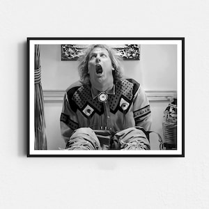 Dumb and Dumber Poster, Harry Dunne Funny Bathroom, Funny Bathroom Wall Art, Black and White, Toilet Print, Restroom Decor, Digital Download