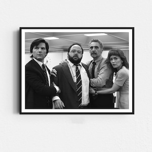 Retro Tv Series Poster, TV Show Poster, Sci-Fi Fan Gift, Severance Merchandise, Black and White, Retro Movie Poster, Digital Download