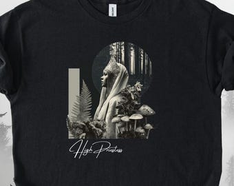 High Priestess Tarot T-Shirt | New Age Spiritual Gift