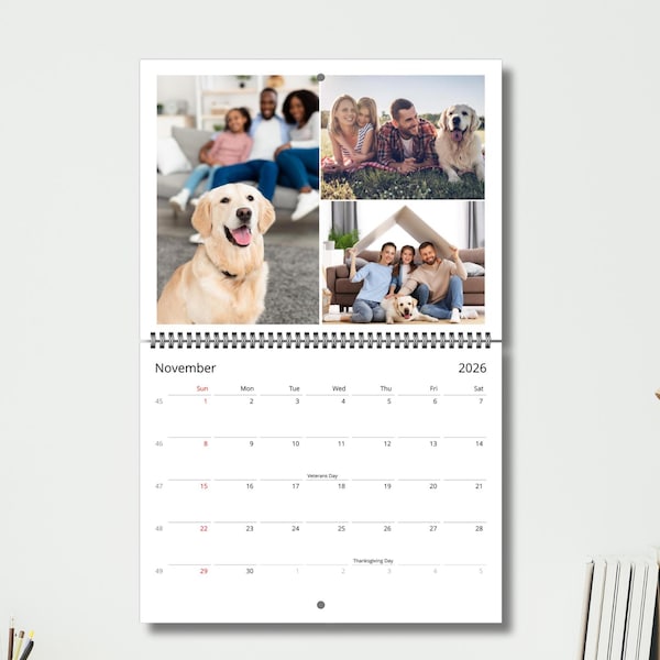 Custom Calendar 2026 Etsy