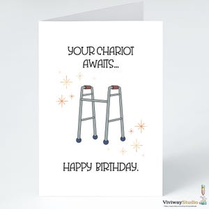 Carte d'anniversaire drôle pour les amis plus âgés, maman ou papa - 50e 60e 70e 80e - blague sur l'âge - joyeux anniversaire grand-père nounou - frère aîné - soeur