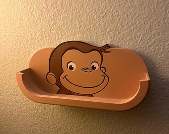 Wall mounted glasses holder (Monkey)