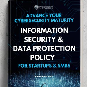 Cybersecurity Policy Template for Startups & SMBs: Data Protection Roadmap