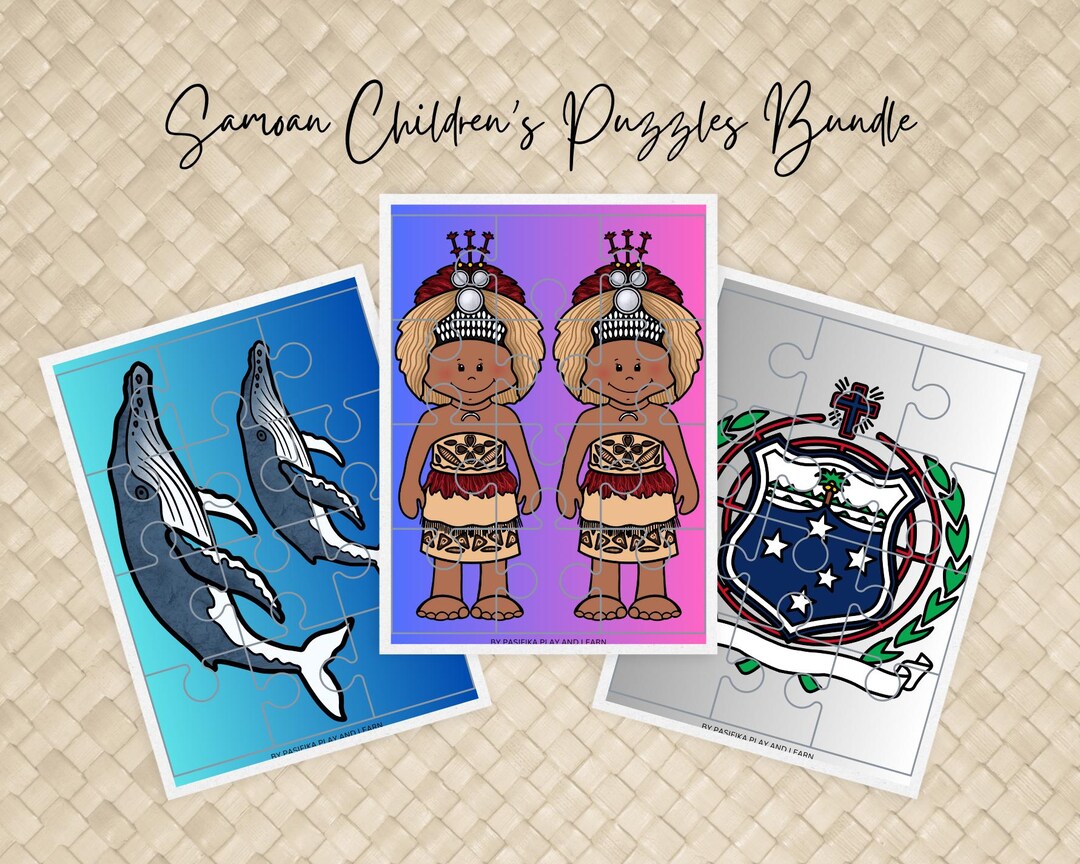 Samoan Riddles Samoan Puzzle Bundle PDF | Printable Cultural Learning Games for Kids ...