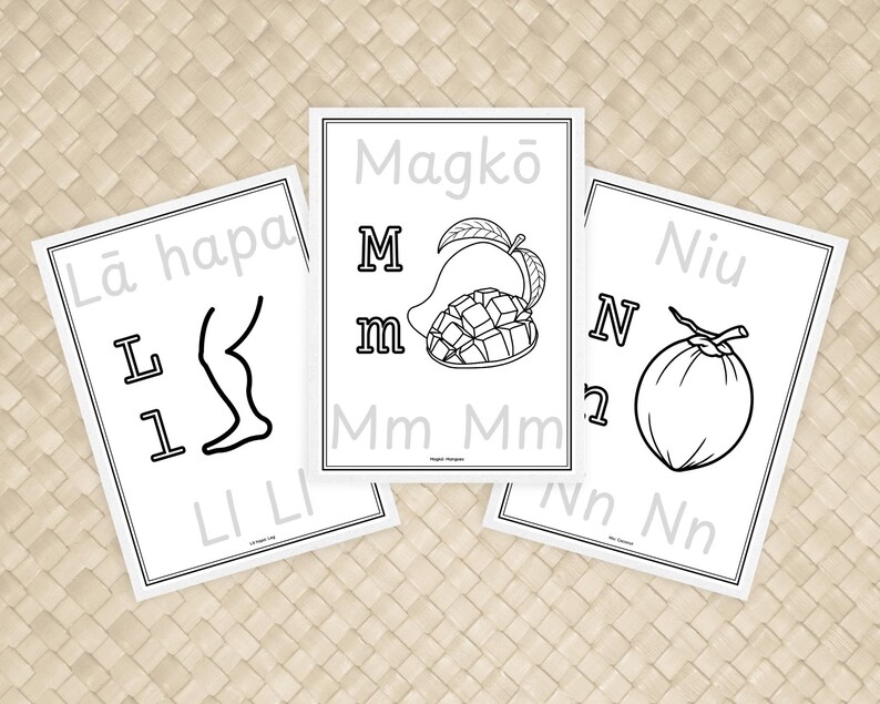 Rotuman Alphabet Workbook for Kids | Printable Rotuman Language Tracing ...