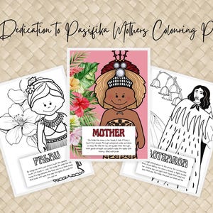 Livre de poésie imprimable pour mères Pasifika, Célébration des traditions et de la culture de l'île, Hommage aux mamans Pasifika, Dédicaces poétiques uniques