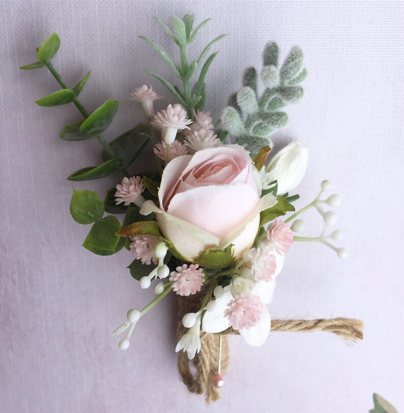 Blush Dress Corsage/pink Corsage/pink White Grey/formal Wrist Etsy