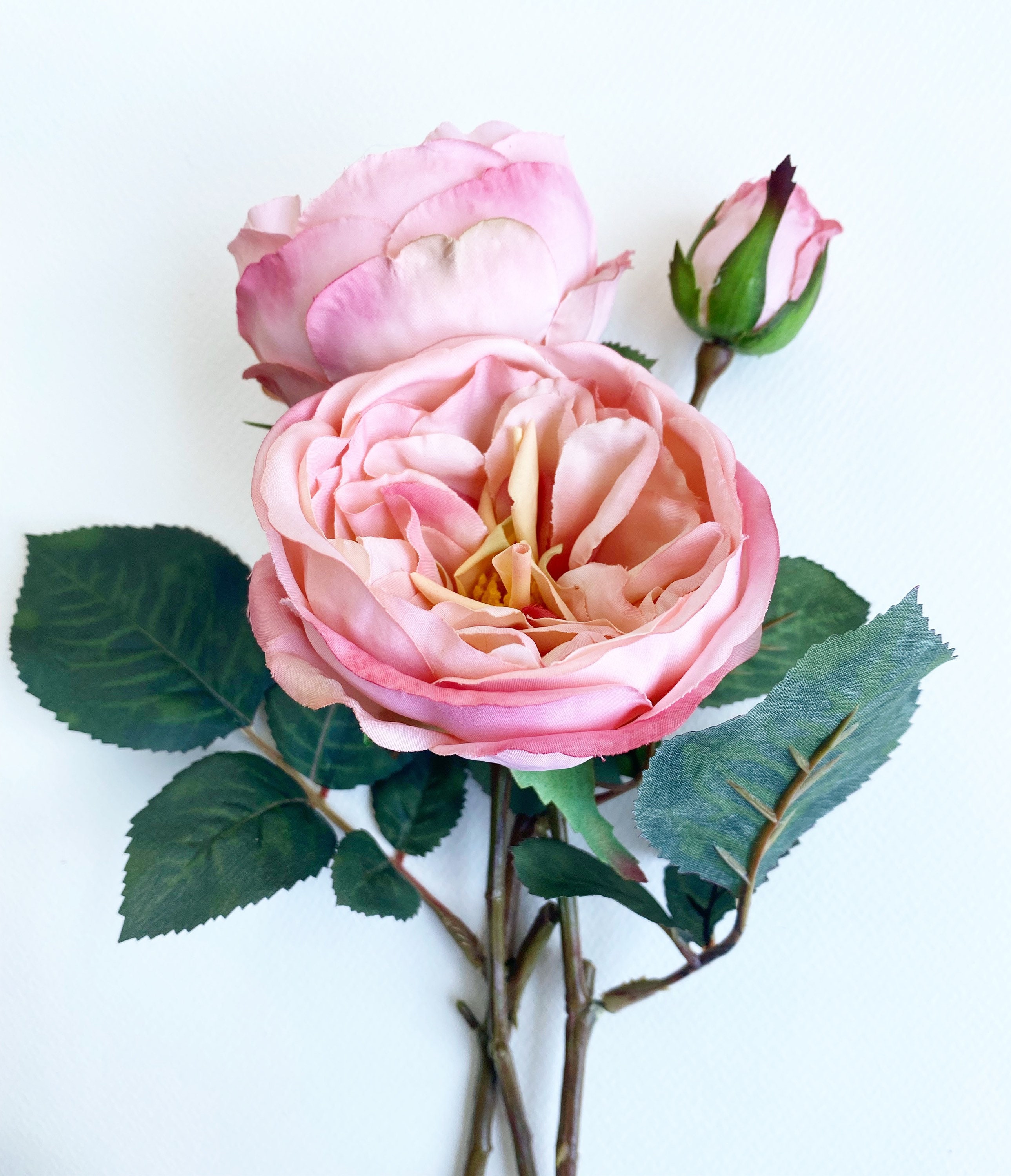 Pink David Austin Rose/cake Roses/cake Decoration/diy Cake Roses/silk Rose/baby  Girl Cake Rose/it's a Girl Cake Floral -  Canada