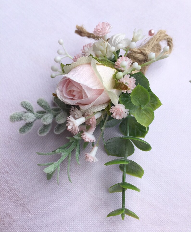 Blush Dress Corsage/pink Corsage/pink White Grey/formal Wrist Etsy